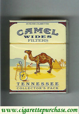 Camel Collector Pack Tennessee Wides Filters cigarettes hard box